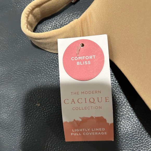 NWT Comfort Bliss Modern Cacique collection bra 46G nude color - Picture 3 of 3